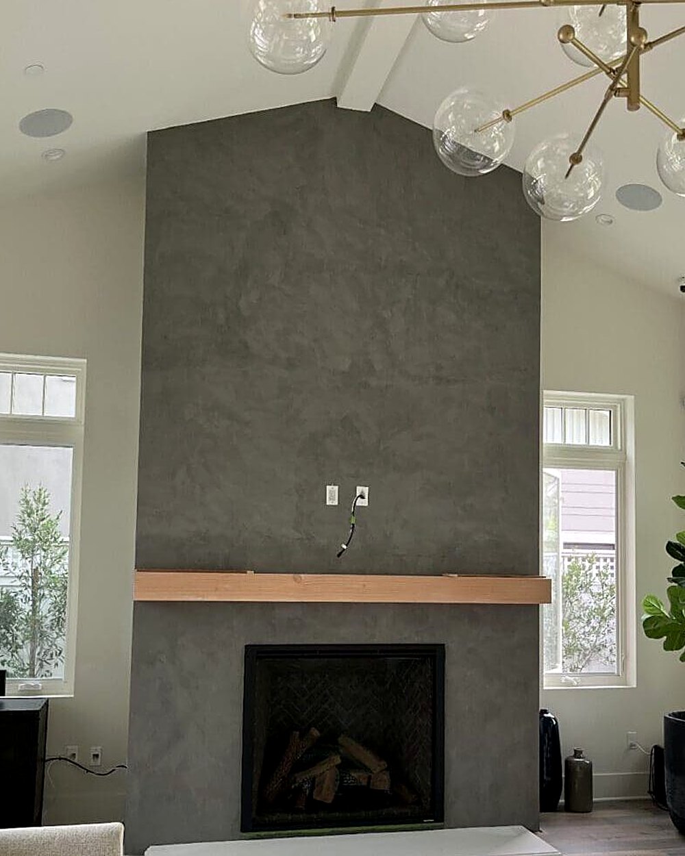 Limewash specialty finish