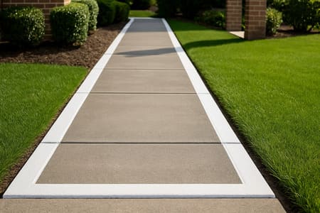 Exterior lime washing